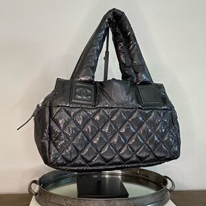 CHANEL Coco Cocoon Quilted Nylon Bag